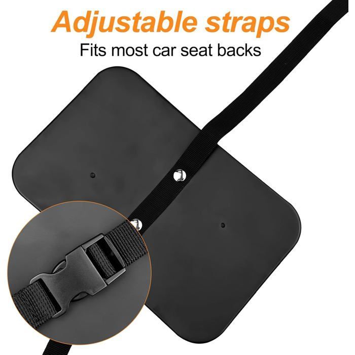 Espejo retrovisor universal para bebé - Espejo de seguridad para asiento trasero de coche con correa de hebilla ajustable