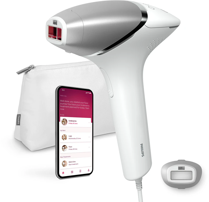 Inteligentný IPL prístroj na odstraňovanie chĺpkov Philips Lumea IPL 8000 BRI940/00