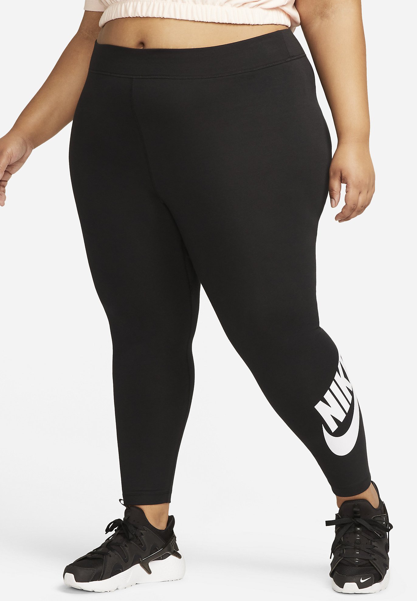 Nike Sportswear Leggings - Broek - zwart wit