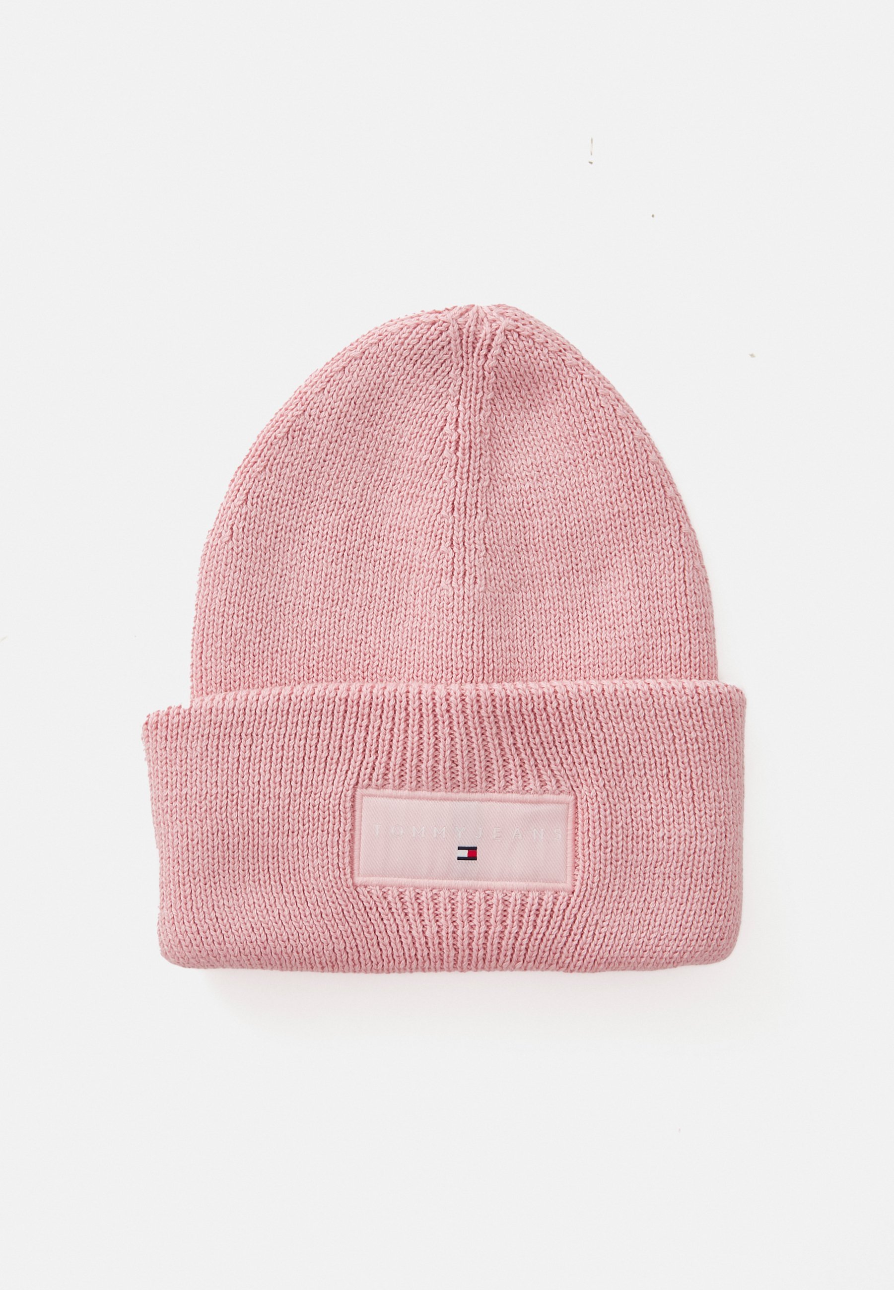 Tommy Jeans LINEAR BEANIE - Berretto - rosa delicato