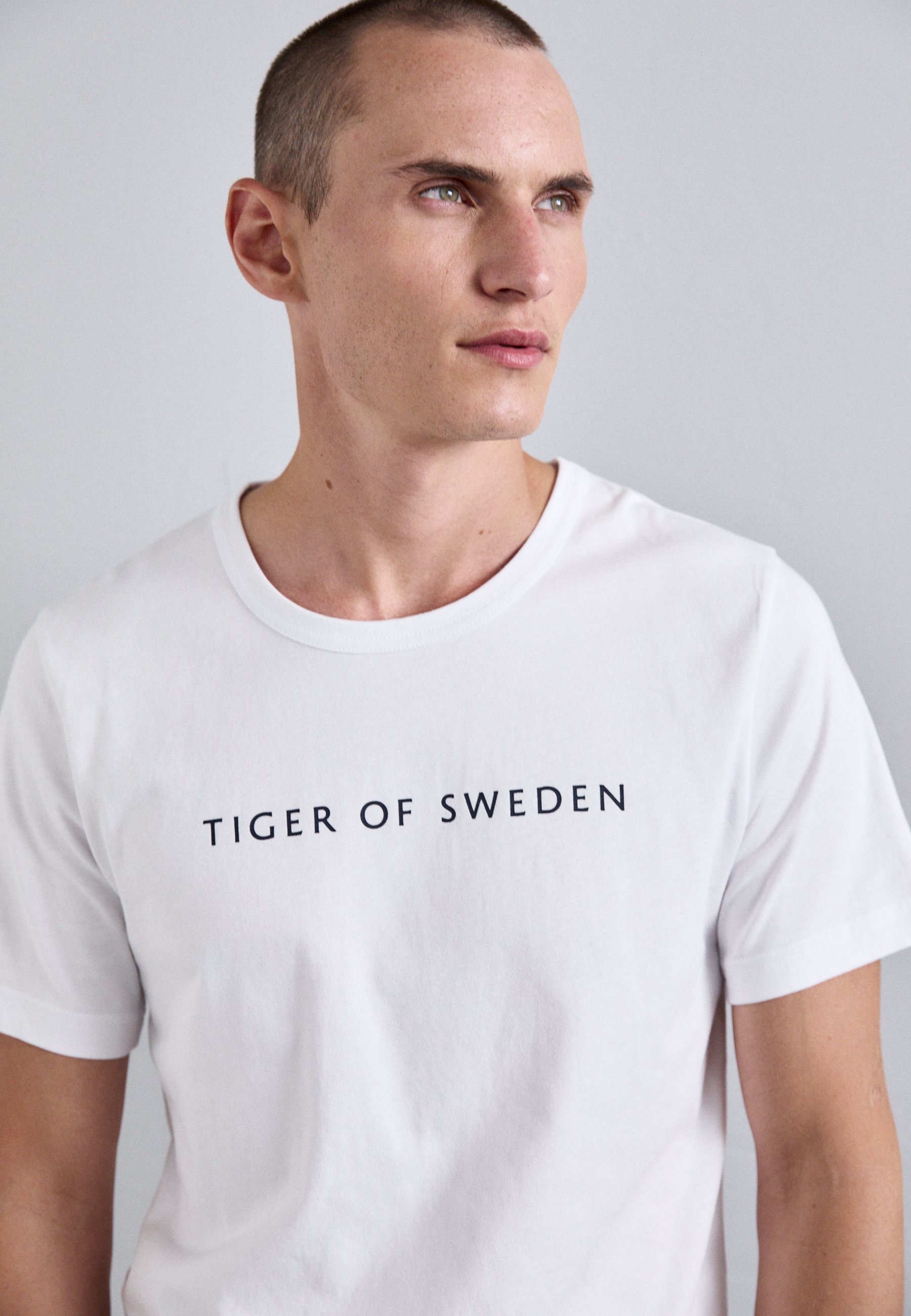 Tiger of Sweden OLAF - Printtipaita - puhtaanvalkoinen
