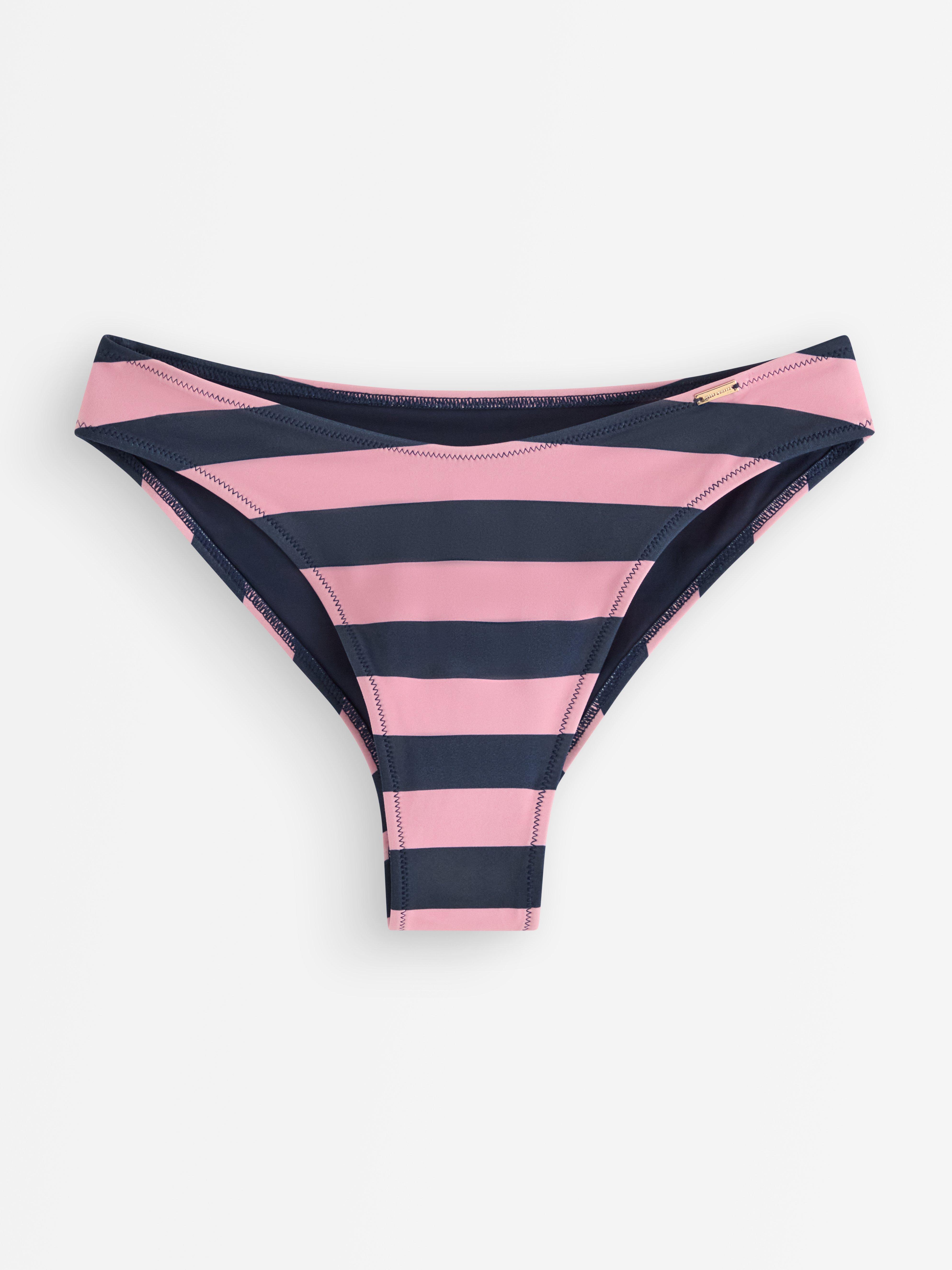 Brazilské bikiny s nízkým pasem - světle růžové