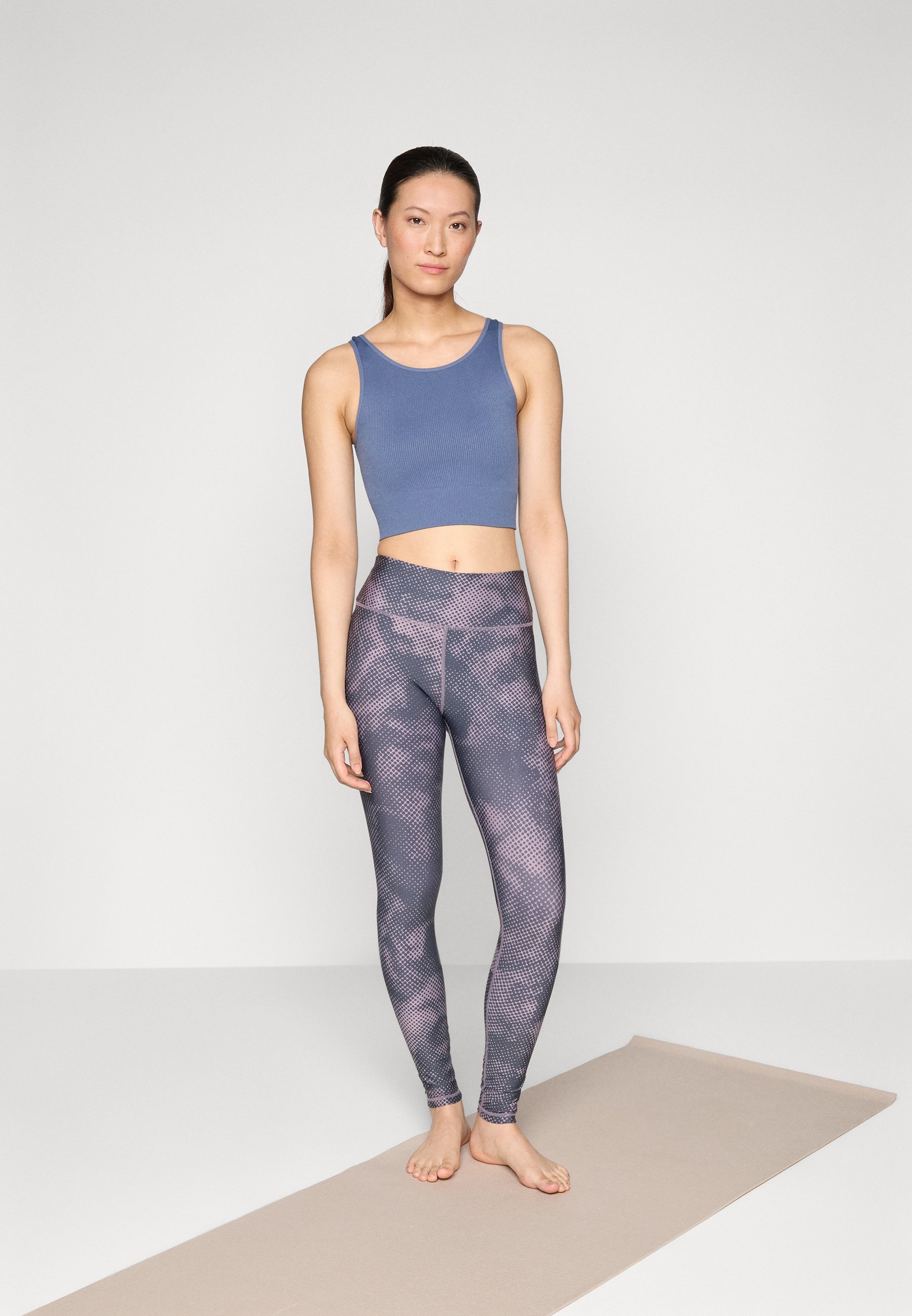 ALLEEN Play JAM-2-ROSE LIFE HW AOP TRAIN TIGHTS - Leggings - turbulentie/grijze richel