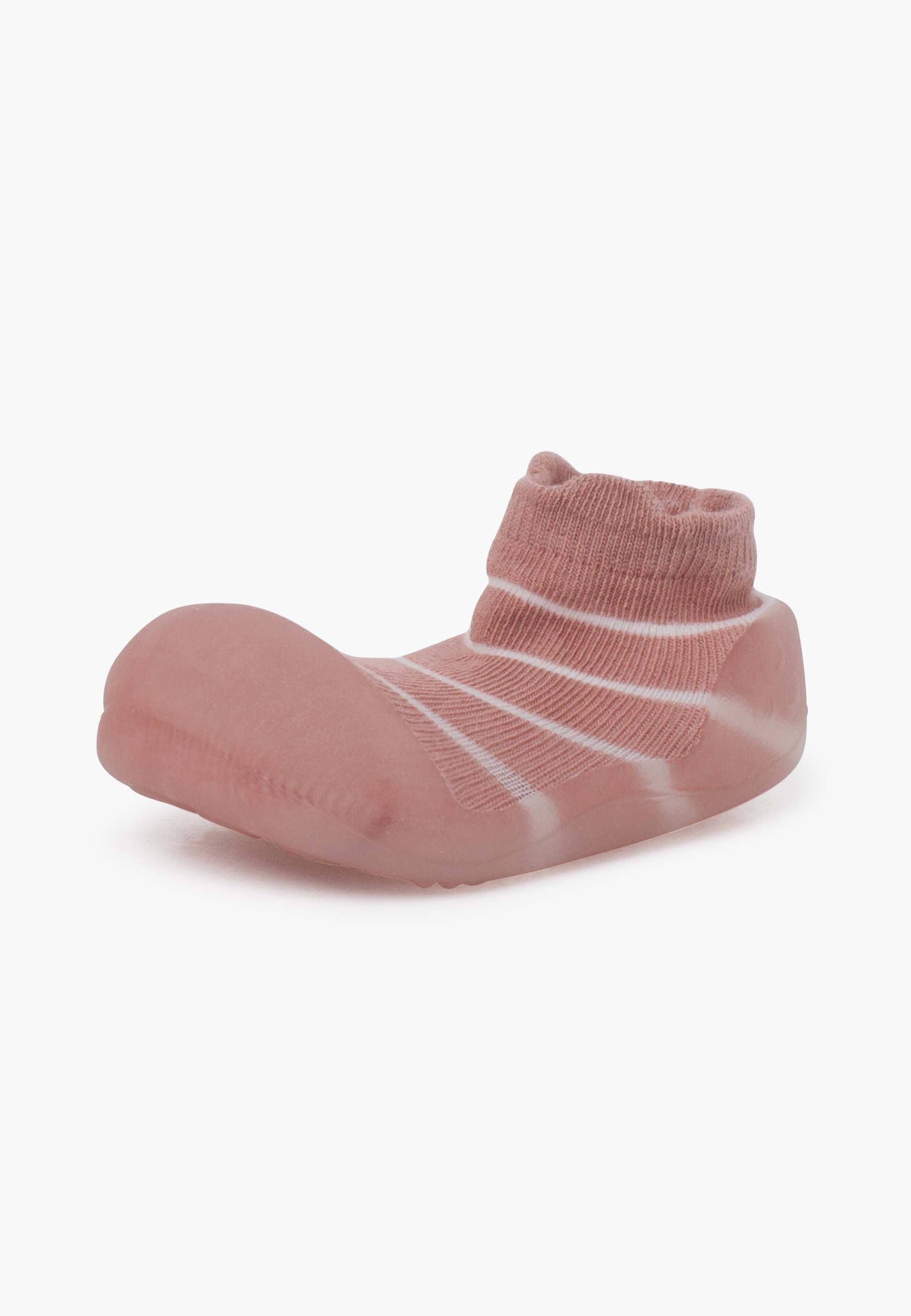 Attipas BEAR - Pantoufles - roses rayas