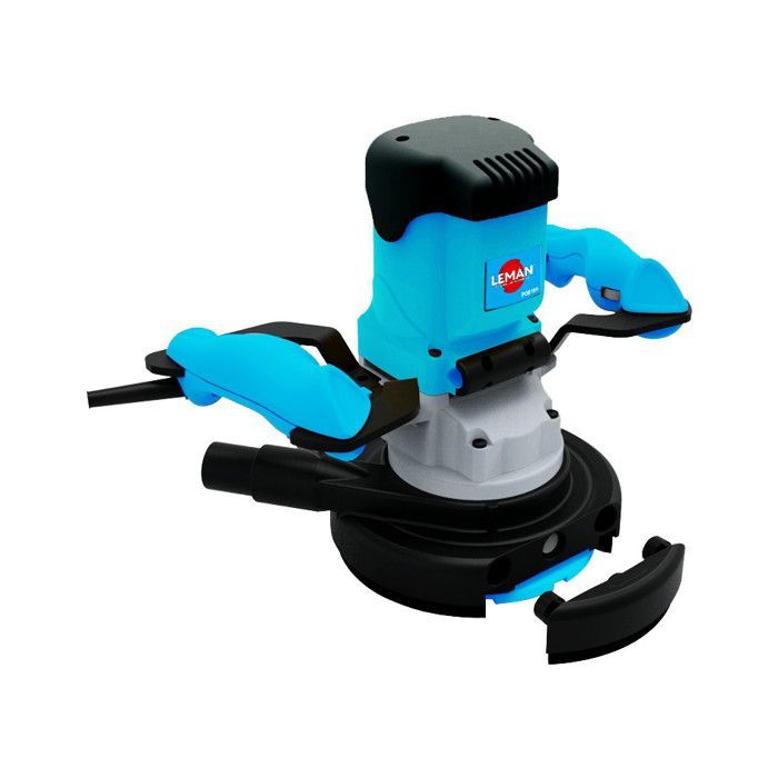 Amoladora de superficie de hormigón monofásica Leman POB180 de 180 mm de diámetro