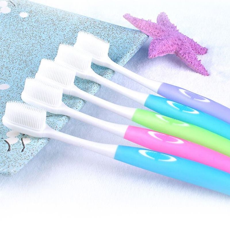 Brosse à dents ultra douce 1 pièce, nano-brosse portable, poils souples, écologique, outil de soin bucco-dentaire, livraison directe