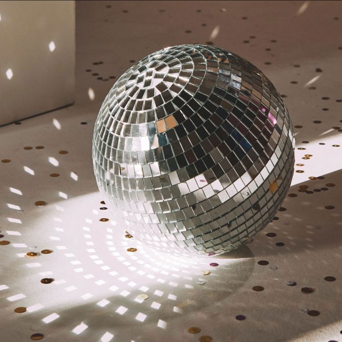 Bola de discoteca - PEQUEÑO PAYASO - re71198 - 30 cm - Plateada - Para colgar