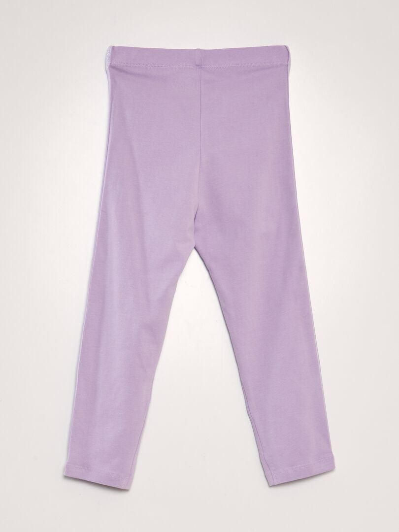 Leggings met patroon - PAARS