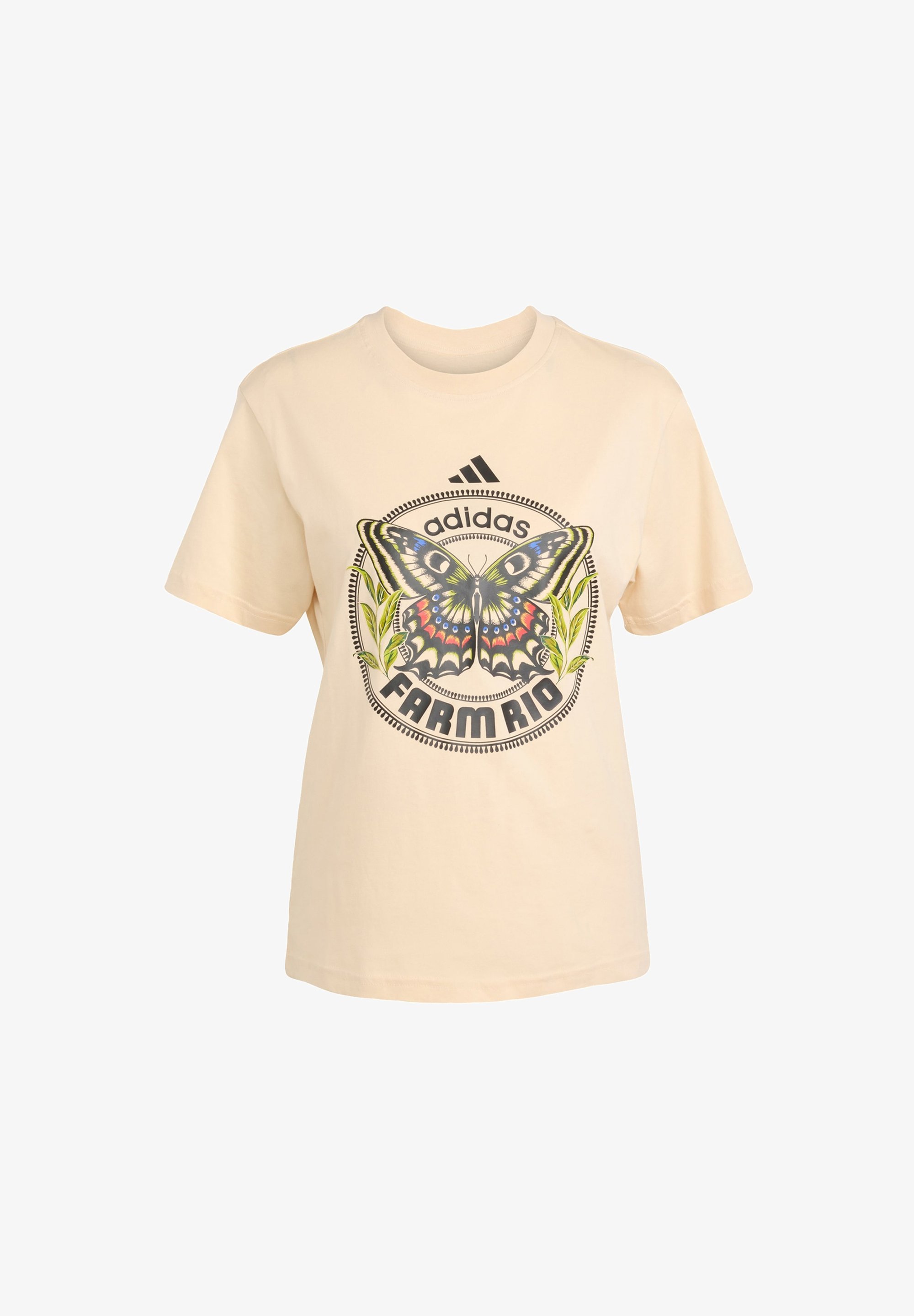 adidas Sportswear FARM GFX - Printtipaita - sand strata