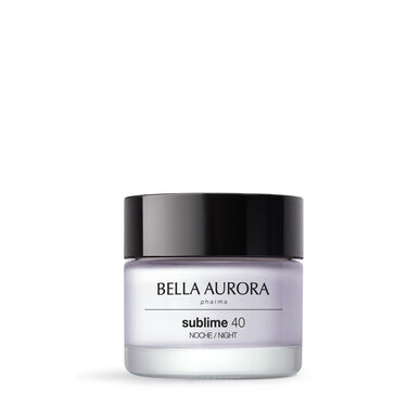 Bella Aurora Sublime 40 Night drėkinamasis ir atkuriamasis naktinis kremas 50 ml 50 ml