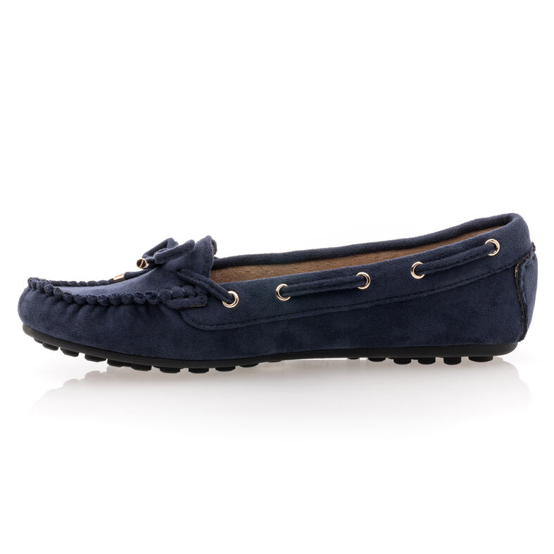Blaue Damen-Loafer/Bootsschuhe