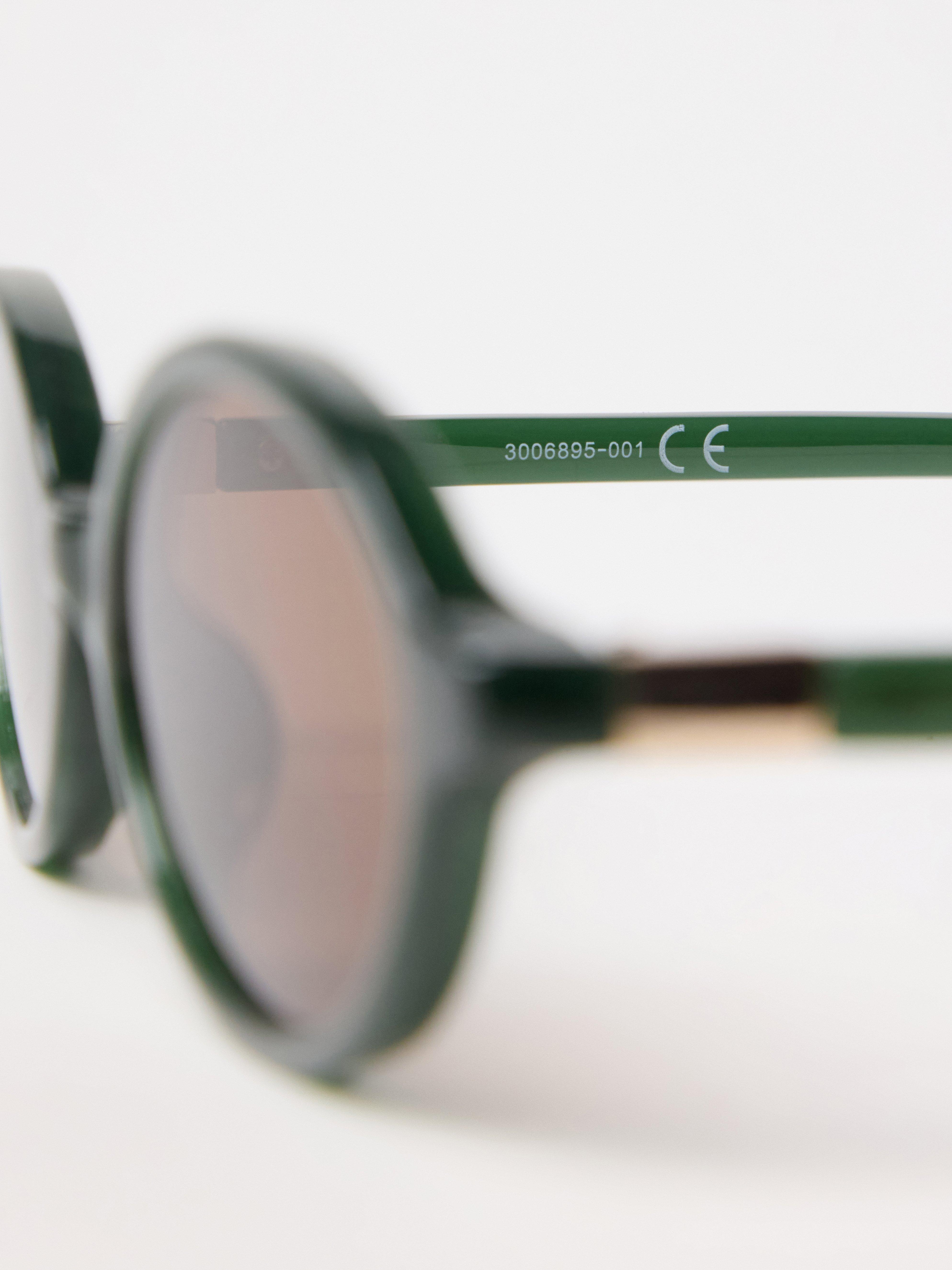 Lunettes de soleil pour femmes vert foncé