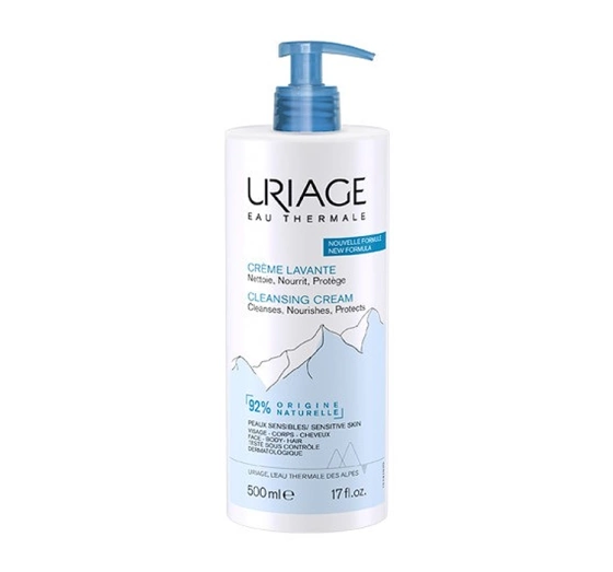Uriage Eau Thermale Creme Lavante odżywczy krem do mycia twarzy i ciała 500 ml