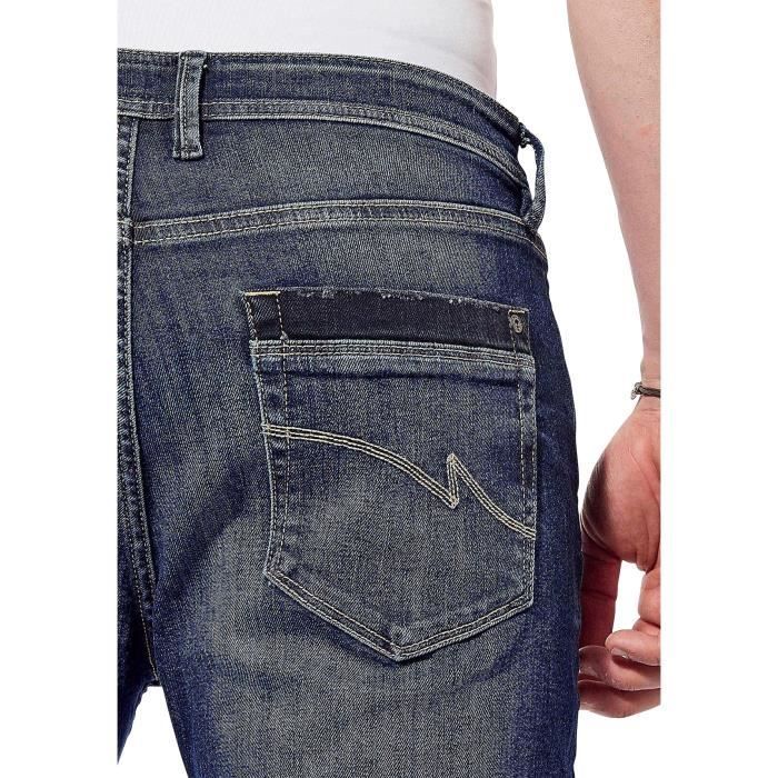 Pantalones vaqueros ajustados para hombre - KAPORAL - IRISH - Azul - Talla estándar