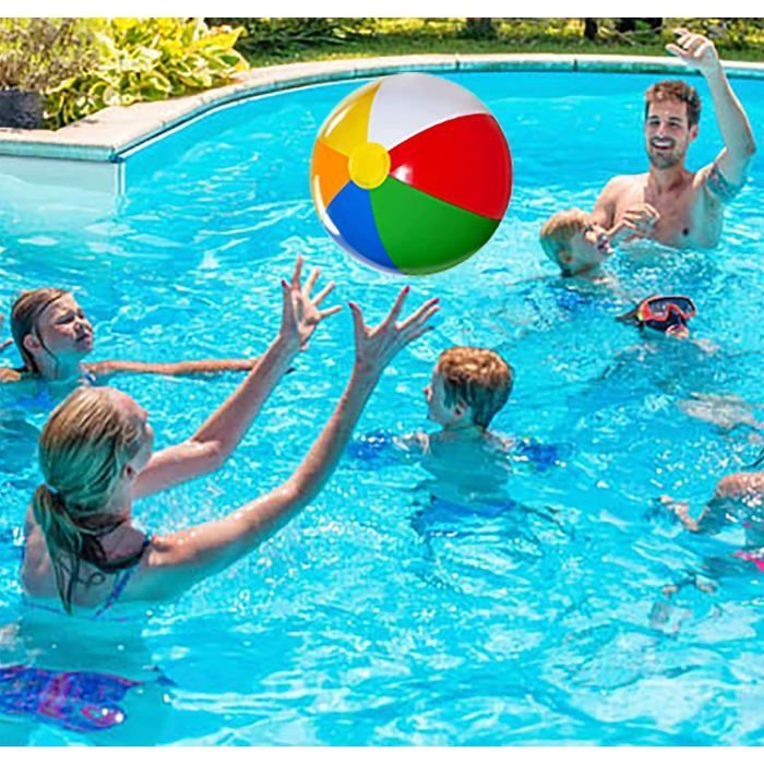 Strandballen [Set van 3] Opblaasbare strandballen voor kinderen - Strandspeelgoed voor kinderen en peuters, zwembadspelletjes