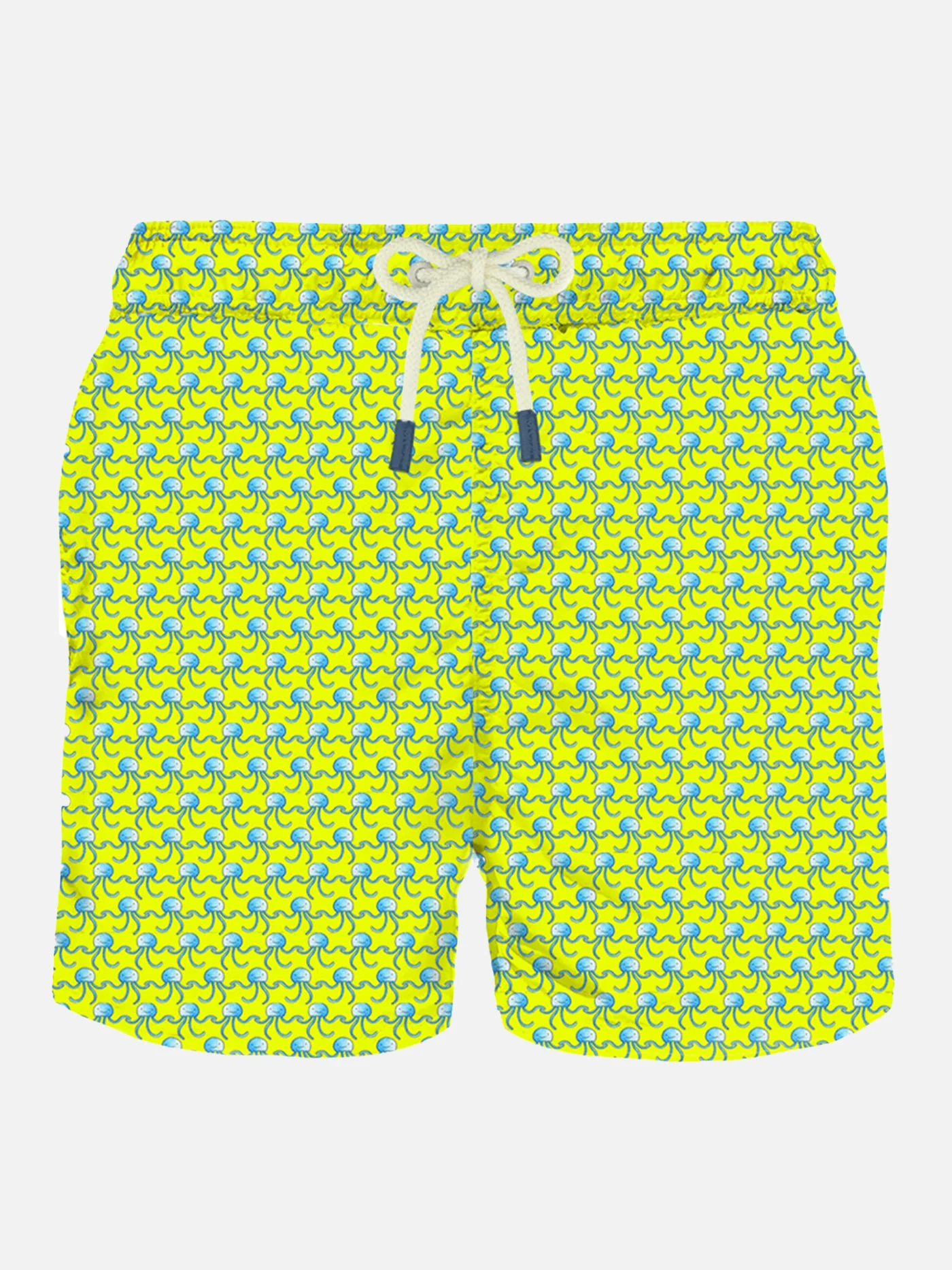 Traje de baño para hombre con estampado de medusas fluorescentes