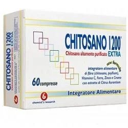 CHITOSAN Chitosan 1200 Extra 60 tabletten Voedingssupplement voor gewichtsbeheersing