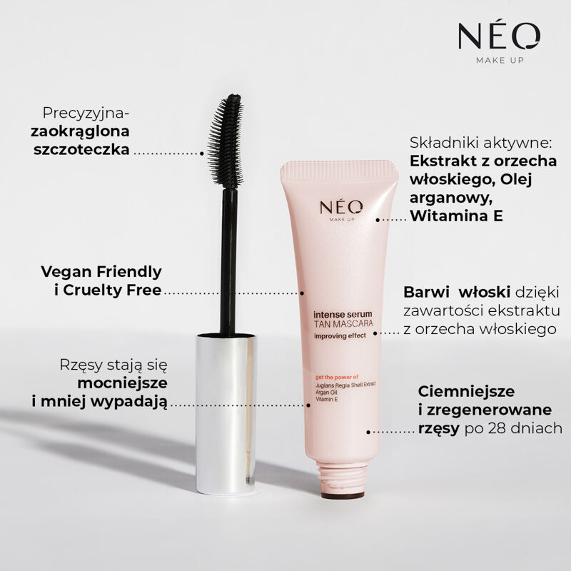 Řasenka Neo Make Up Intense Serum Tan