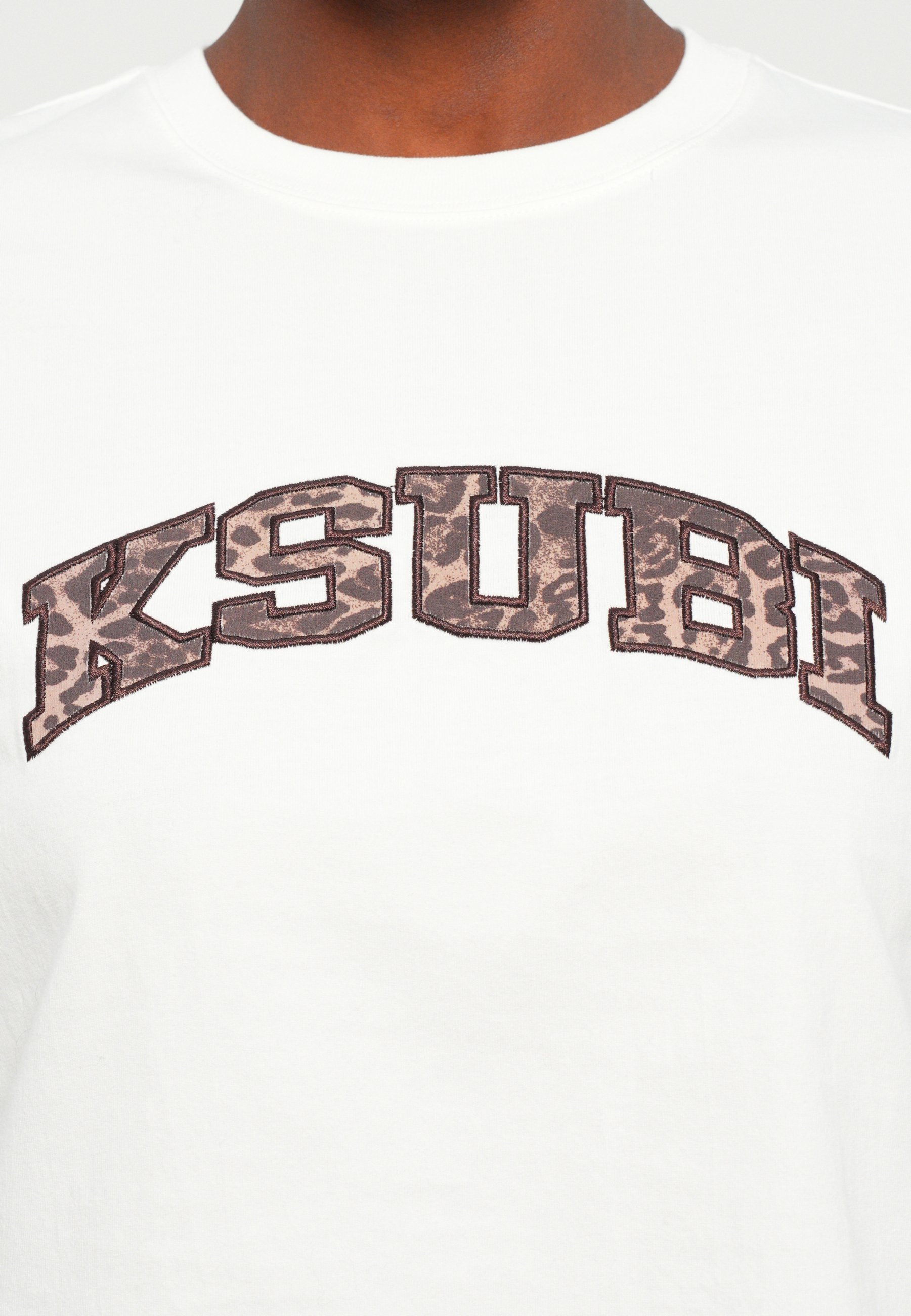 Ksubi LEO SHRUNKEN TEE VINTAGE - T-shirt stampata - bianca