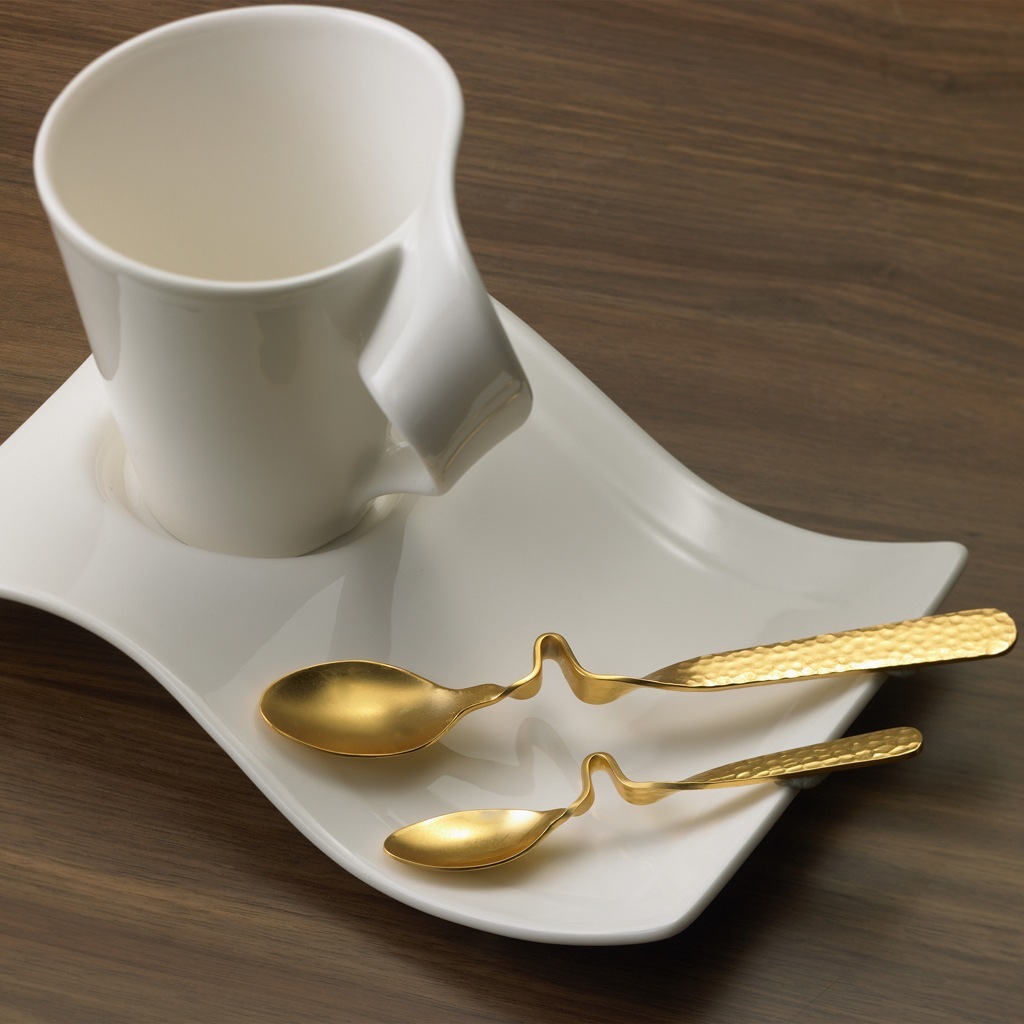 Villeroy & Boch espreso/mokos kavos šaukštelis, paauksuotas, NewWave Caffè - šaukštelis - 1 vnt.