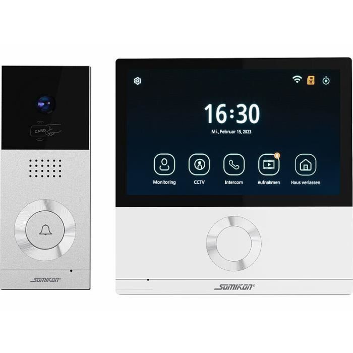 Connected video intercom - SOMIKON - VSA-700.app - 7-inch touchscreen - Night vision - Full HD