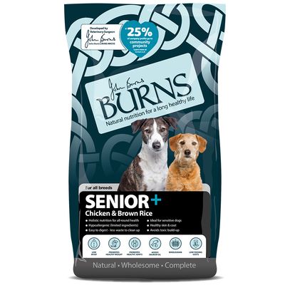 Burns Original Senior+ Kip met Bruine Rijst