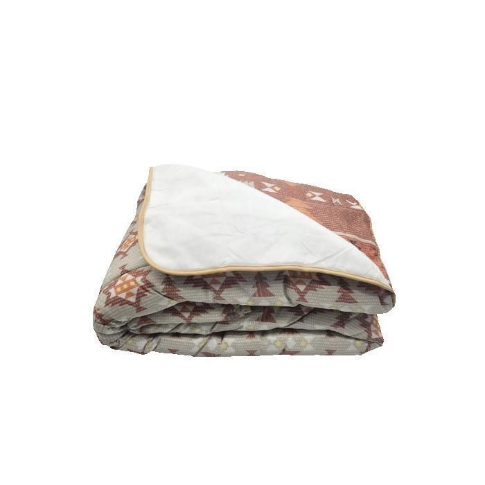 Couette légère Ethnic Beige / Non tissé blanc - 1 ou 2 personnes 200 x 200 - MORTREUX