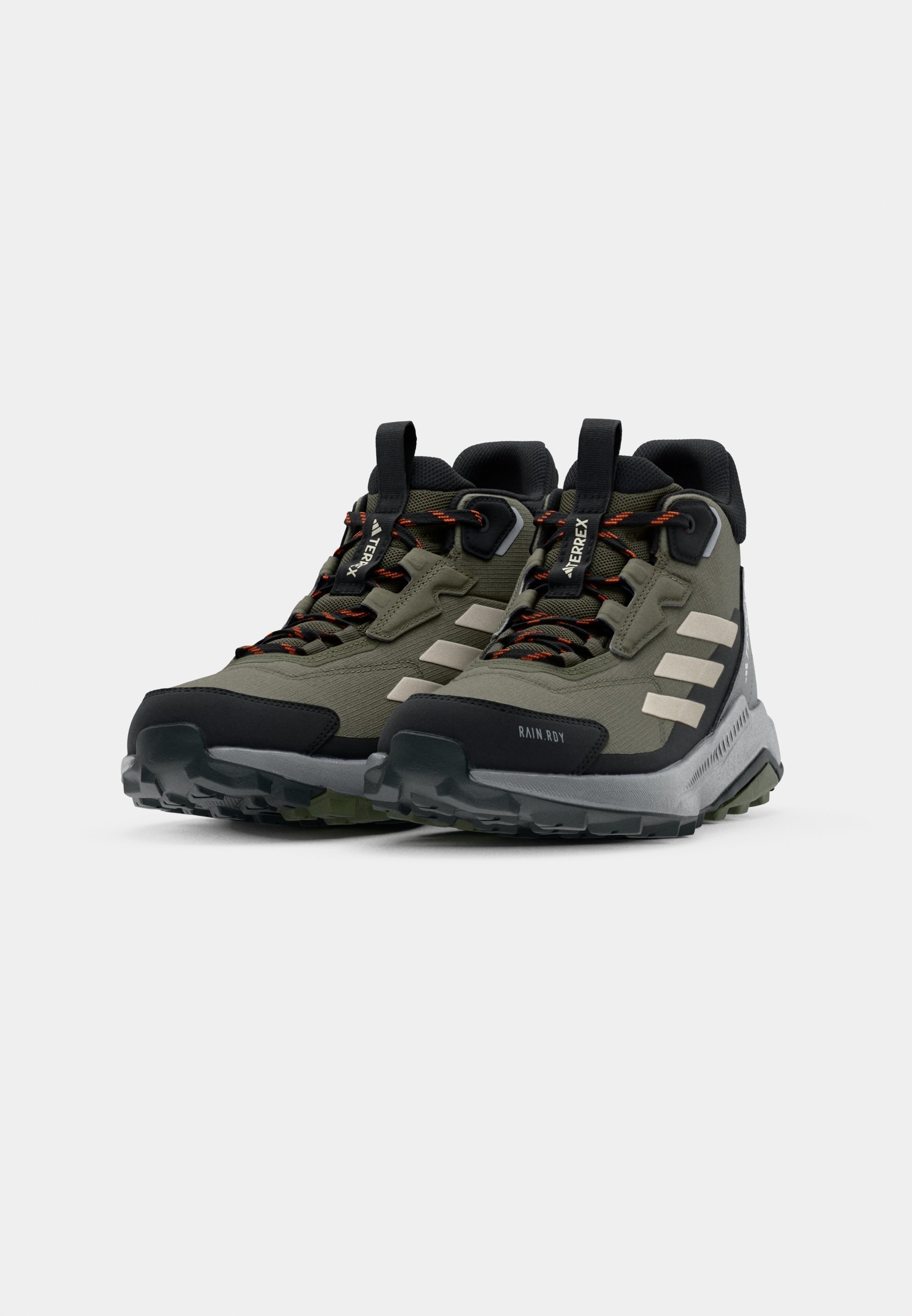 Adidas Terrex ANYLANDER MID - Scarpe da trekking - verde oliva, beige, nero
