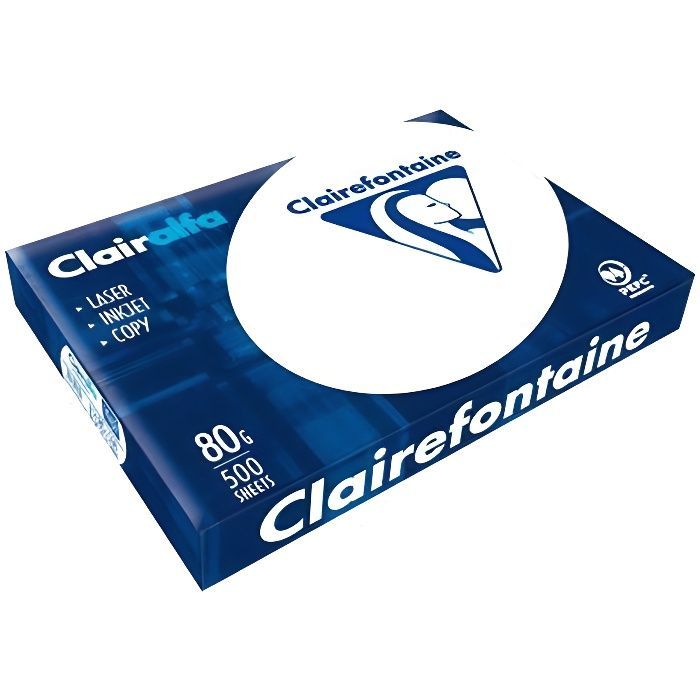 Ream of paper - CLAIREFONTAINE - 1969 - A3 - 80 g/m² - 500 sheets