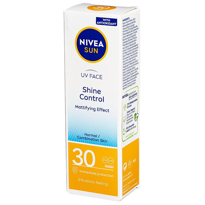 Nivea Nivea Sun ansiktskräm SPF 30 glanskontroll, 50 ml