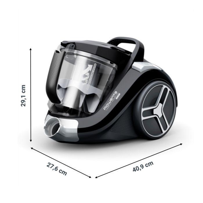 Aspiradora sin bolsa Rowenta Compact Power XXL reacondicionada, capacidad para 2 personas.