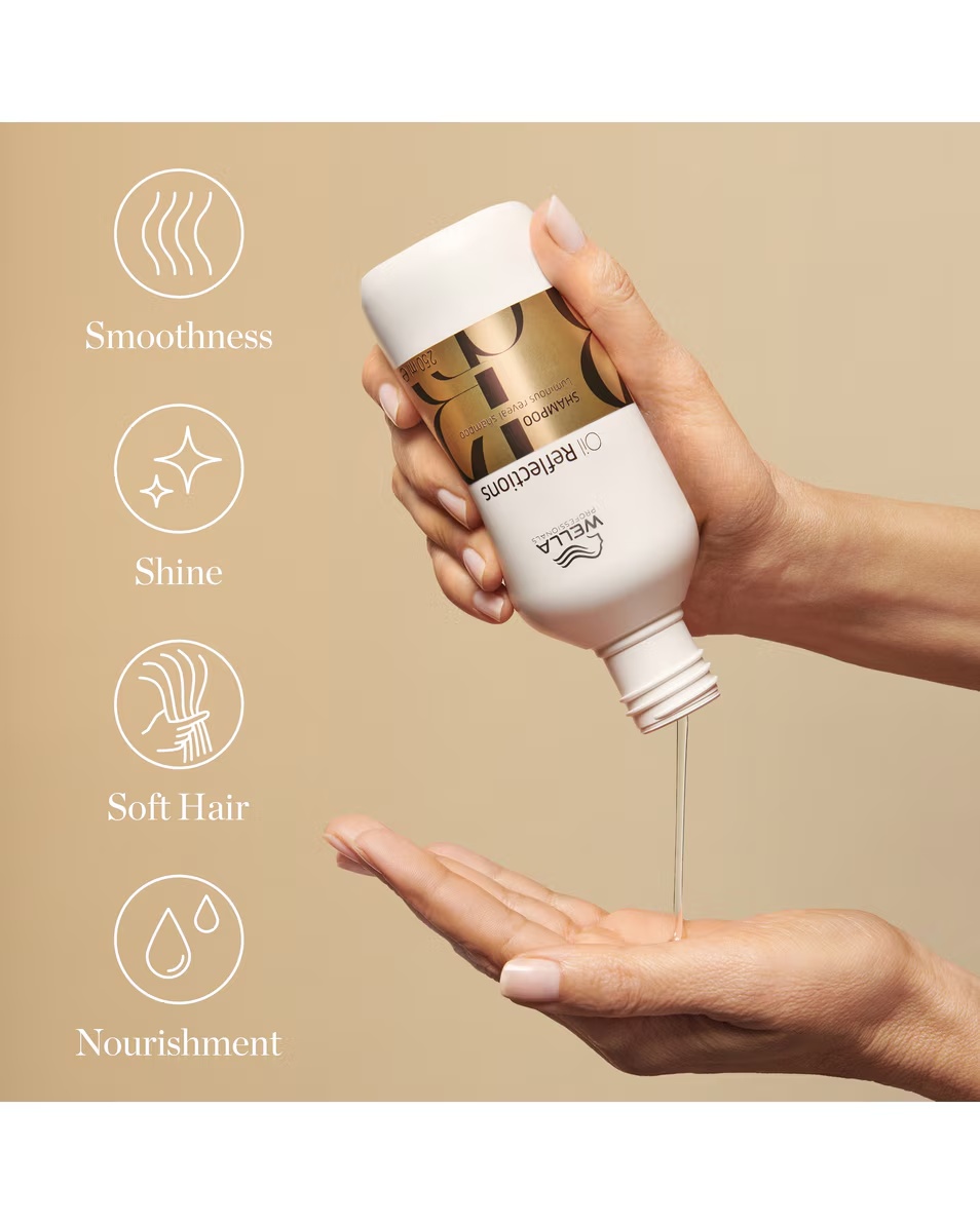 Σαμπουάν WELLA PROFESSIONALS Oil Reflections για την αποκατάσταση της υγρασίας