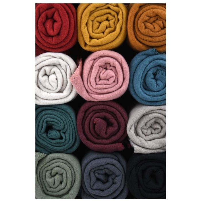 Carlton Plain Fleece Throw 125 x 150 cm sage