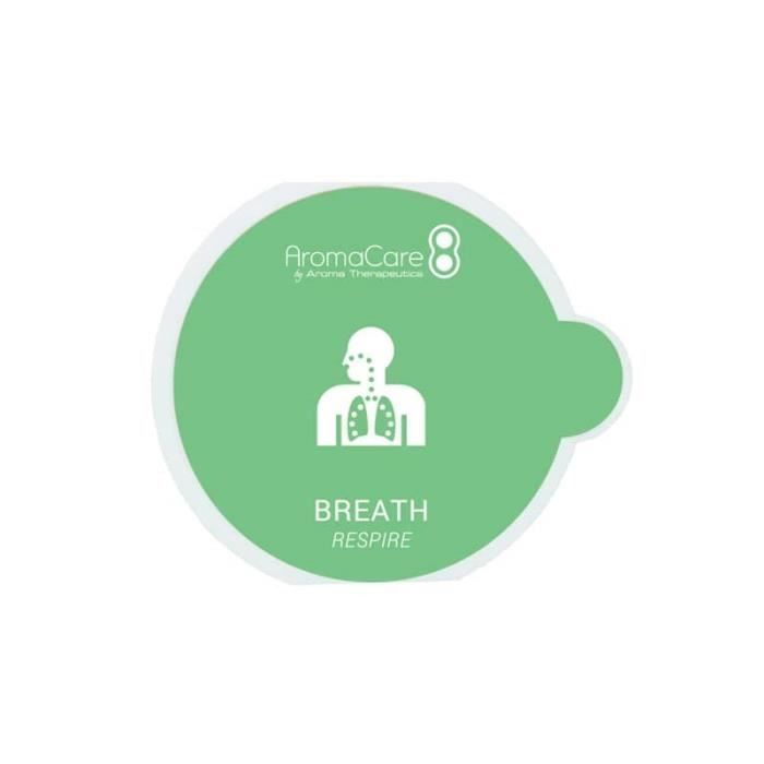 Capsule respire - AromaCare - Vert - Usage domestique - Produit de bien-être - Aromathérapie