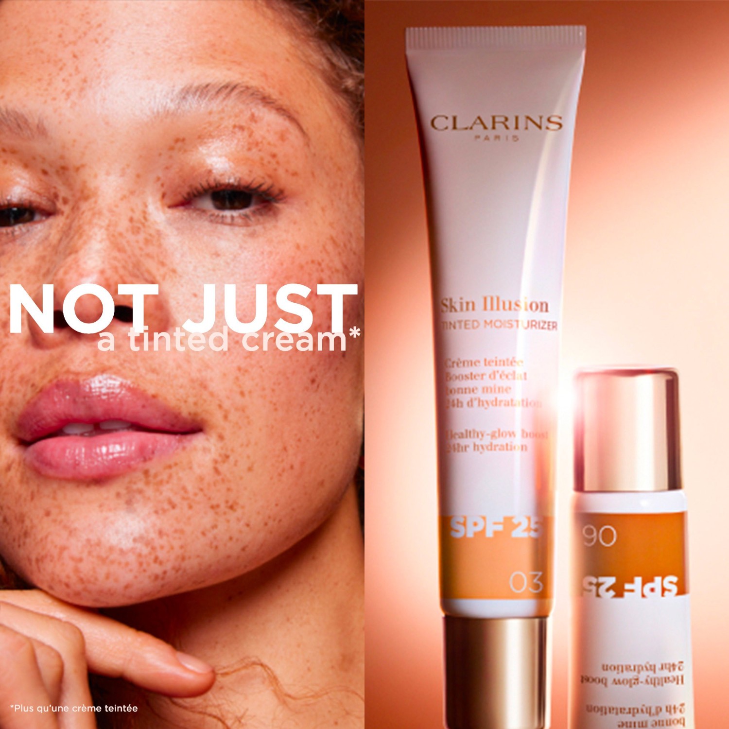 Clarins BB Cream Skin Illusion Crema Idratante Colorata con SPF 25 - 40 ml
