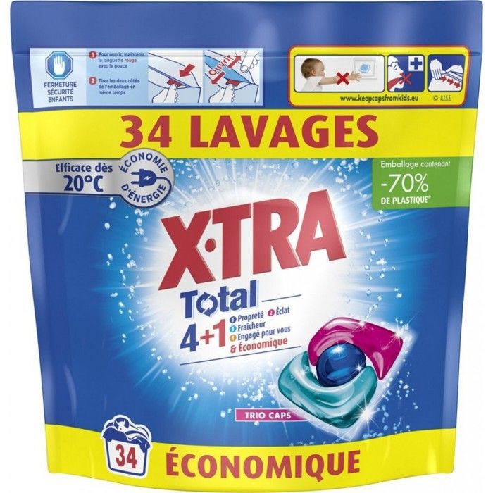 Detergente Total Trio-Cápsula x34