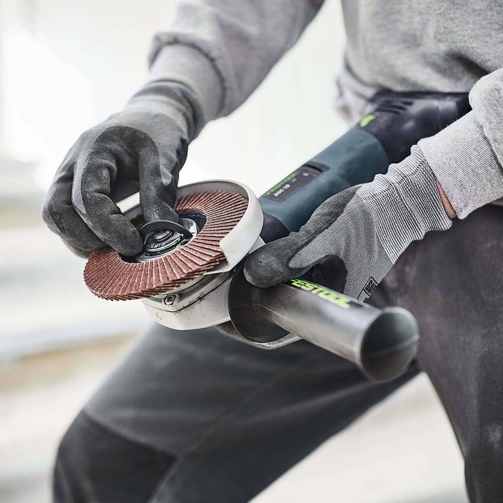 Polizor unghiular FESTOOL AGC 18 V 125 mm fără perii 2 x 5,2 Ah în set Systainer 577031