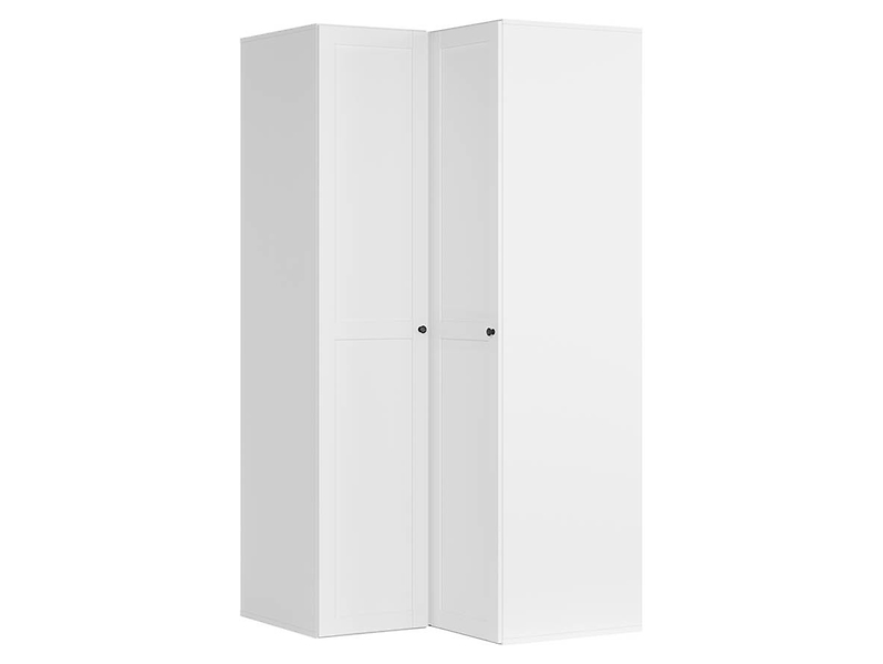 Szafa modułowa Flex 120x118 cm narożna biała