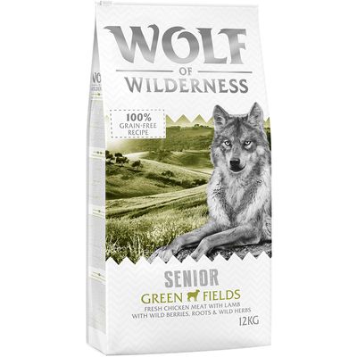 12kg Wolf of Wilderness Dry Dog Food + 200g Dried Rabbit Ears Free!*