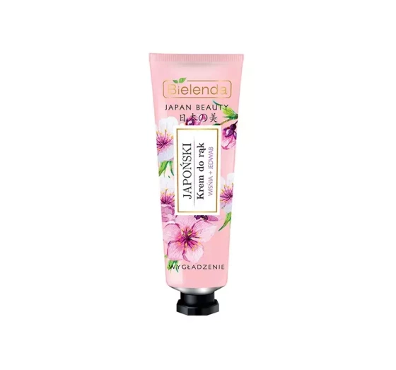 Bielenda Japan Beauty japoński krem do rąk Wiśnia i Jedwab Wygładzenie 50 ml