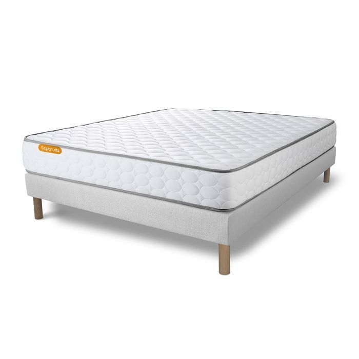 Ensemble matelas Mémoire de forme + sommier 160x200 Memo