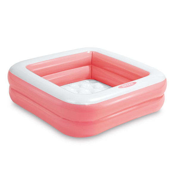 Dmuchany basenik dla dzieci 86x86x25 cm INTEX 57100 pastelowo różowy