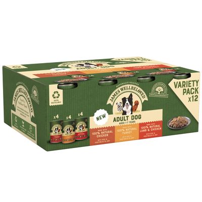 James Wellbeloved Adult Cans – Indyk, jagnięcina i kurczak w bochenku