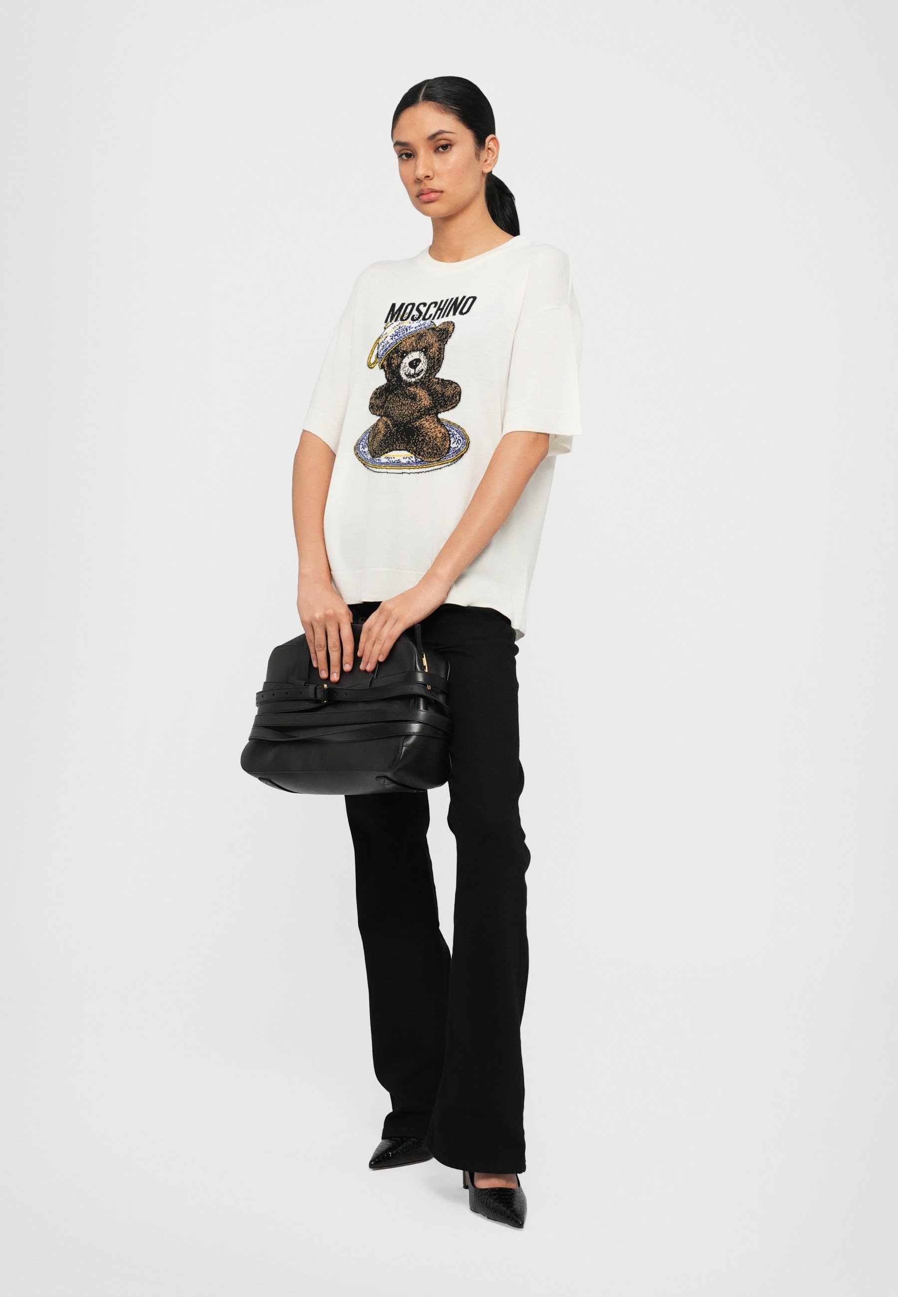 Top MOSCHINO - multicolore/bianco