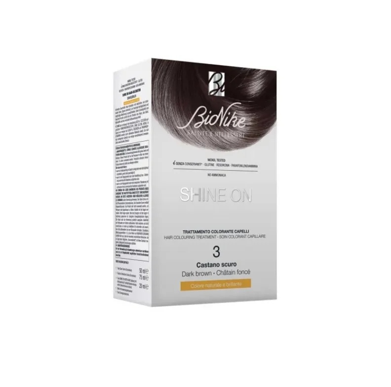 BIONIKE Bionike Shine On 3 tinte para cabello castaño oscuro