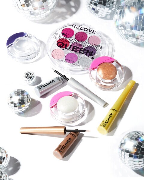 Relove Dancing Queen Metallic Dip Liner Sølv