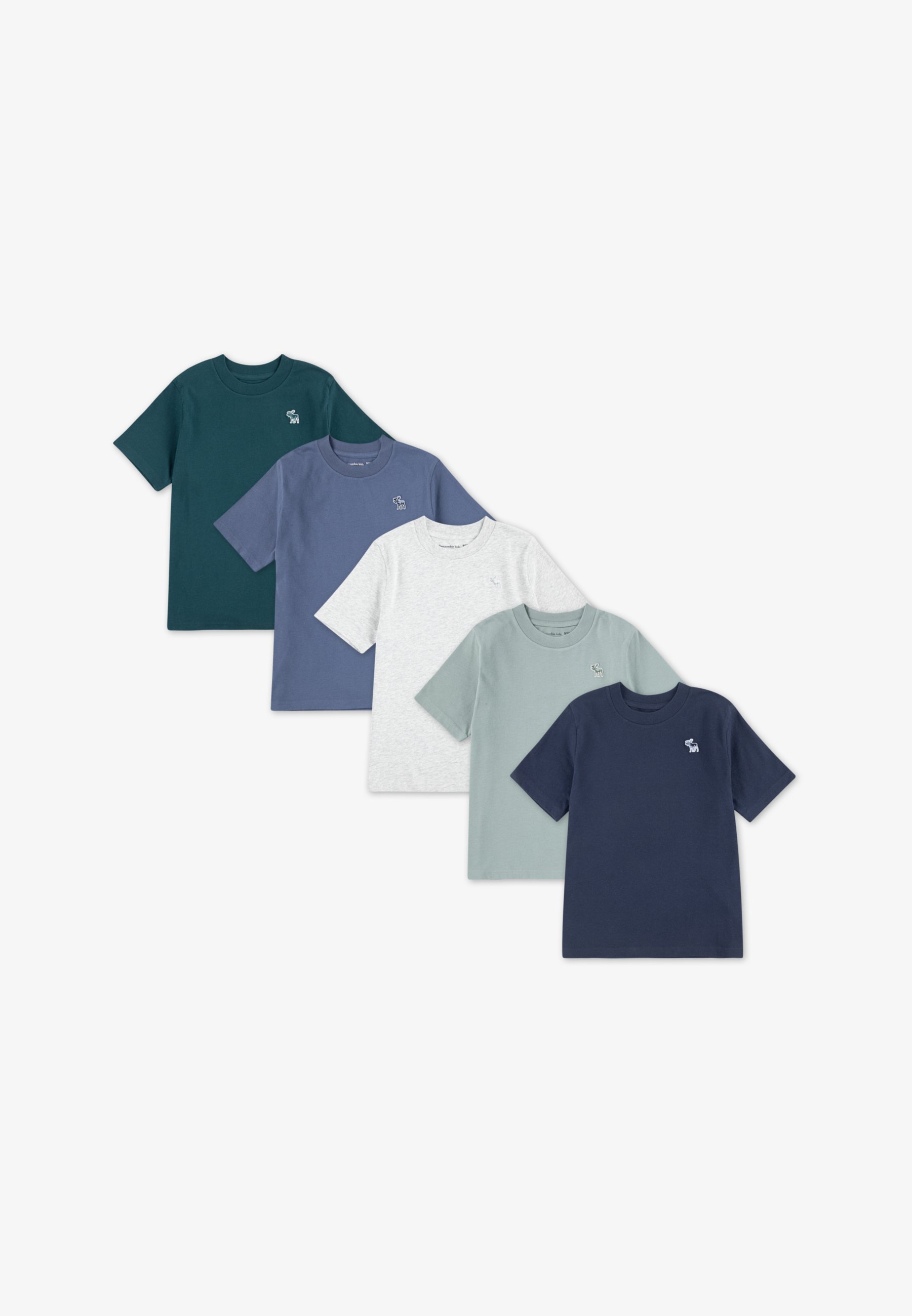Abercrombie & Fitch T-shirt 5-pack - Basic T-shirt - marineblauwe blazer