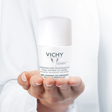 Vichy Roll-On -deodorantti ajellulle iholle 48 tuntia 50ml