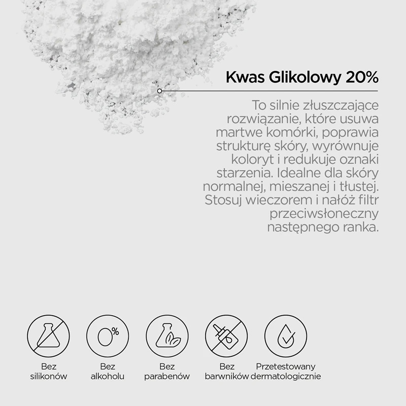 Revox B77 JUST glikolna kislina 20% gladilni in piling serum za obraz