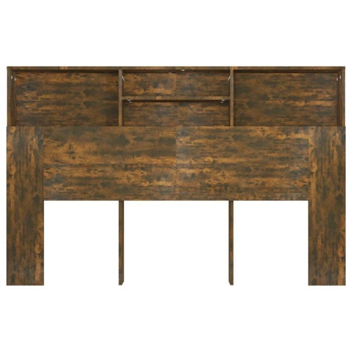 cabecero de cama vidaXL color roble ahumado 160x19x103,5 cm 817252